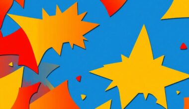 An abstract, minimalist illustration featuring bold, geometric shapes in vibrant colors, capturing the energy and nostalgia of a beloved video game franchise adapted for the big screen.