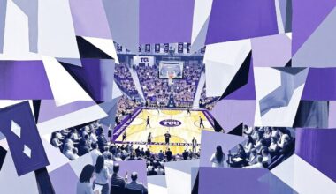 A fractured, multi-perspective painting depicting the action of a women