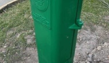 What is the mystery green devices popping up in Houston neighborhoods?