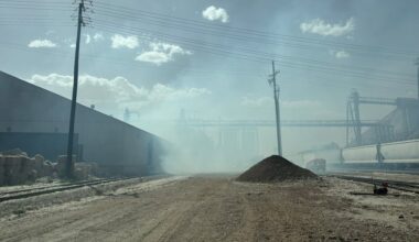 LFR on scene of structure fire at cotton compress