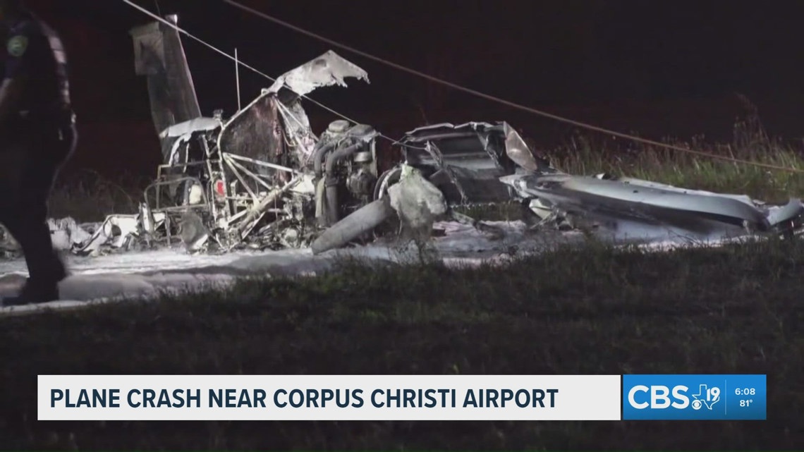 Training plane crashes near Corpus Christi, leaving two critically injured
