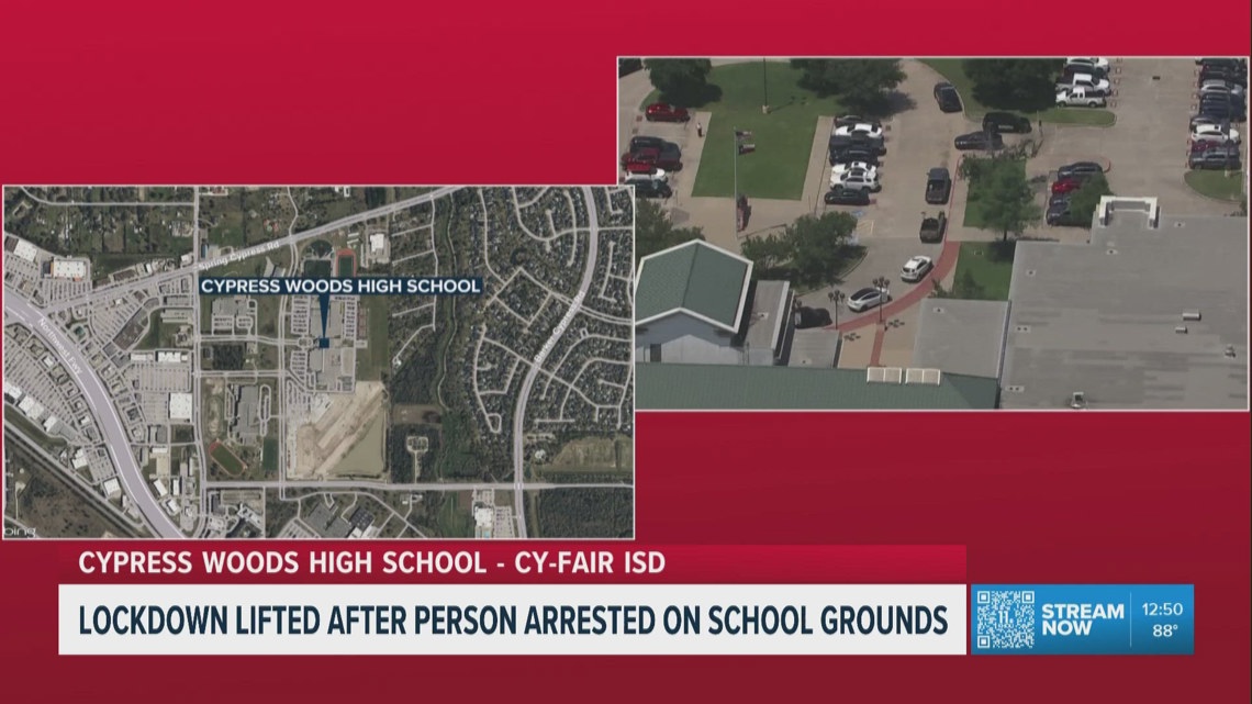 Houston-area high school placed on lockdown due to intruder