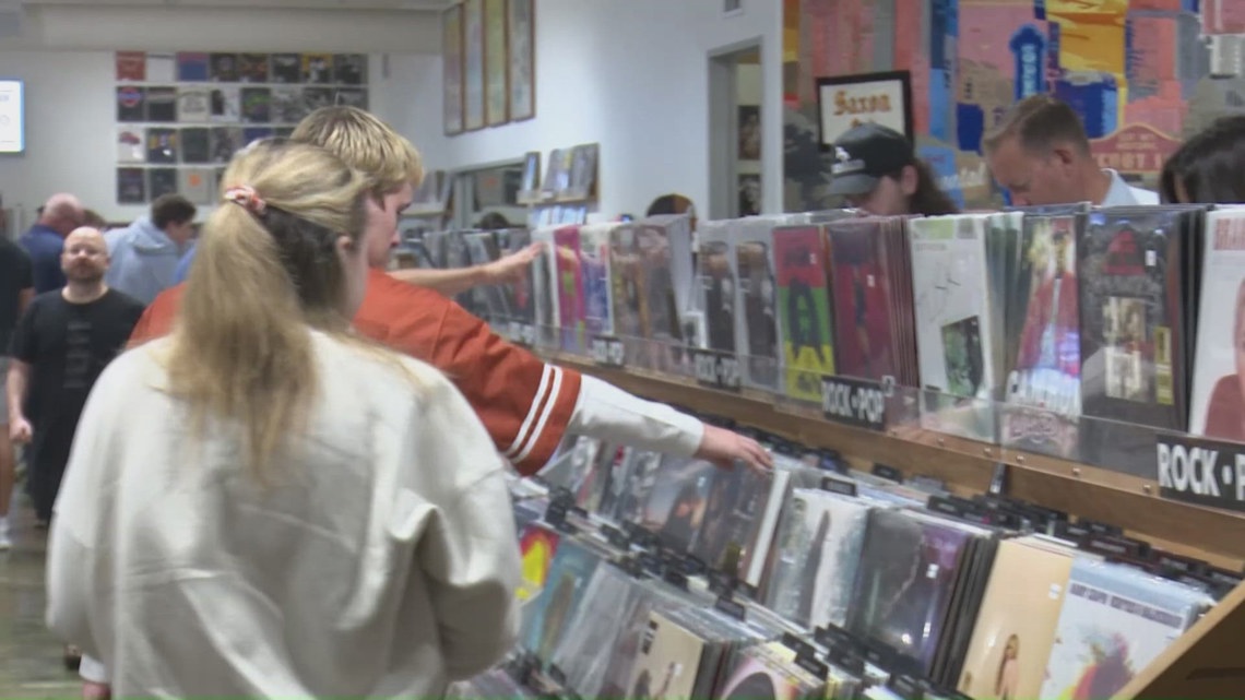 Vinyl fans turn out for Record Store Day in Austin