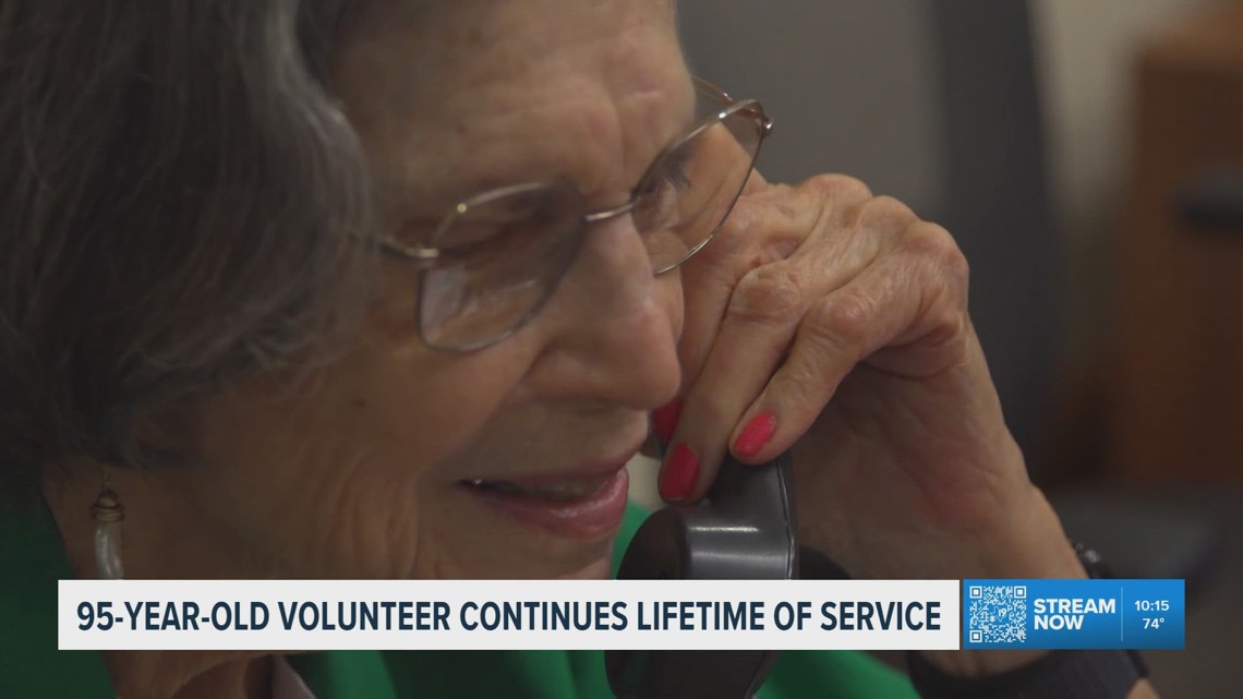 95‑year‑old Texas volunteer proves it’s never too late to give back