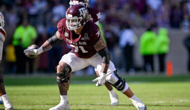 Texas A&M's 2026 NFL Draft class includes four O-linemen selected