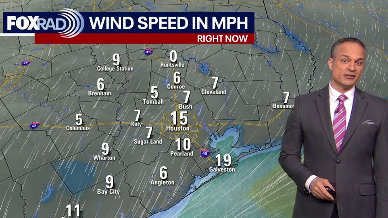 Houston weather: Chilly with slight breezes Monday morning