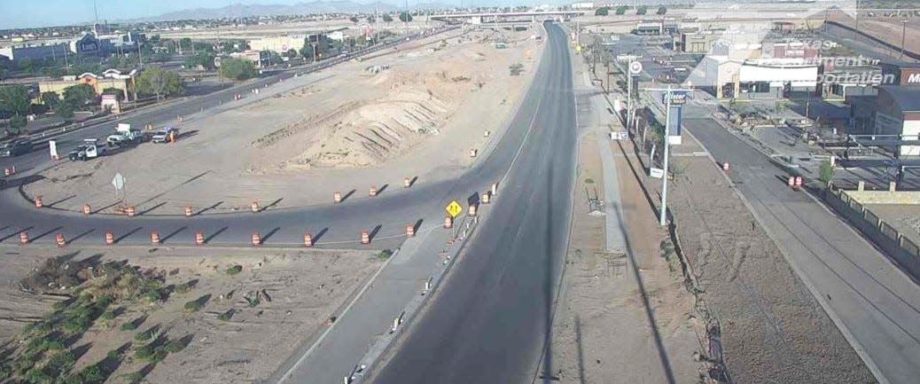 The westbound lanes of Montana Avenue were closed following an early-morning car crash that killed an 18-year-old driver just east of Loop 375 in far East El Paso, Texas, on Sunday morning, April 26, 2026.
