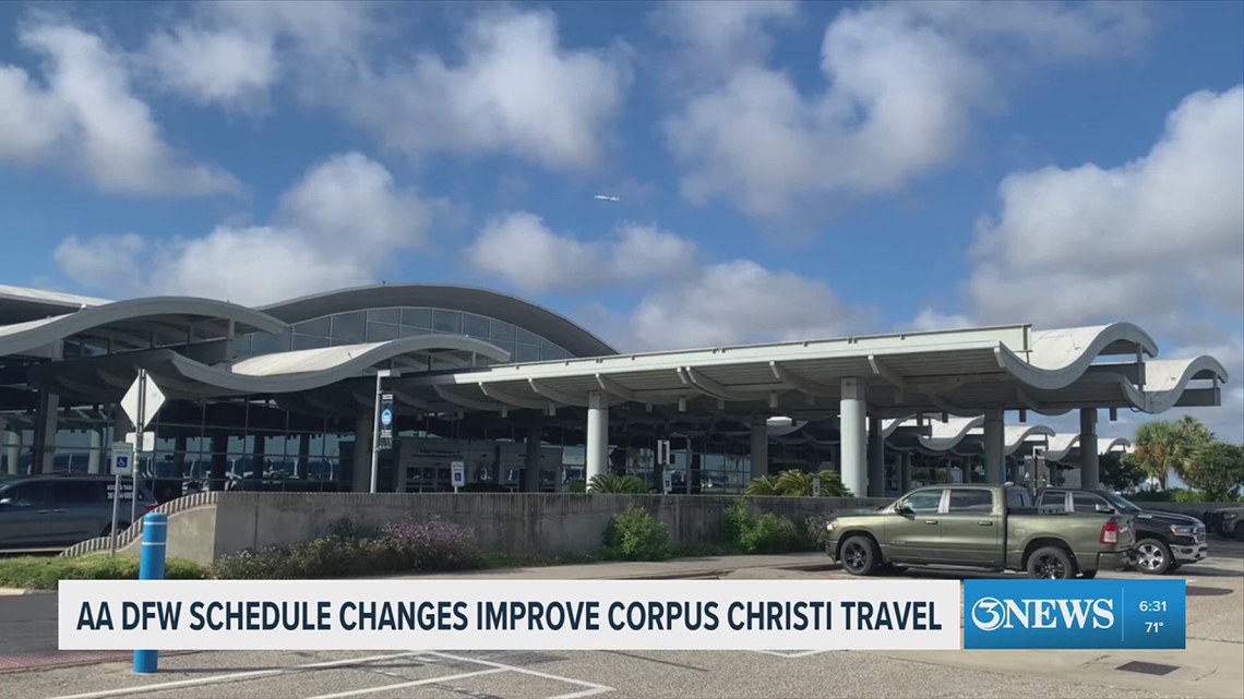 AA DFW schedule changes improve Corpus Christi travel