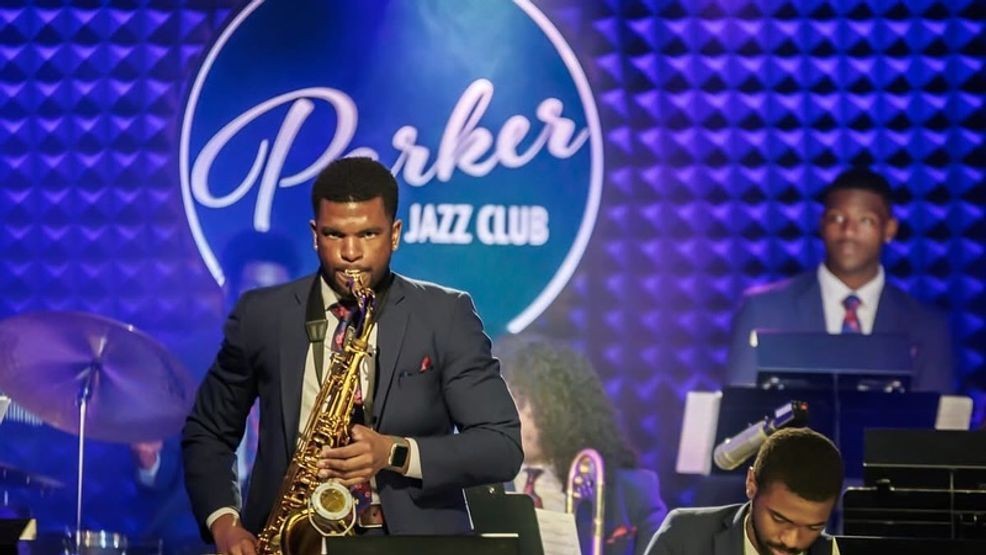 The Huston-Tillotson Jazz Orchestra rehearses in East Austin, reviving a legacy rooted in generations of Black American music. | Credit: Huston-Tillotson Jazz Facebook Page