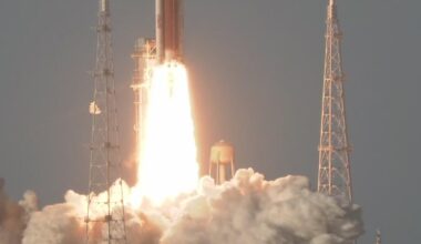 Artemis II launches on historic mission back to the moon