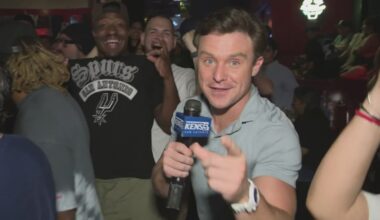 Spurs playoff watch party at Bar Gimmie Gimmie in Southtown San Antonio