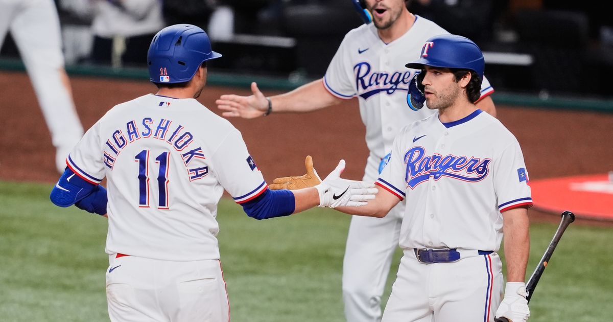 Kyle Higashioka homers as Rangers beat George Kirby for 1st time in 3-2 win over Mariners :: WRAL.com
