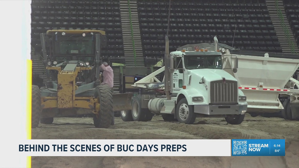 Behind the scenes of Buc Days prep