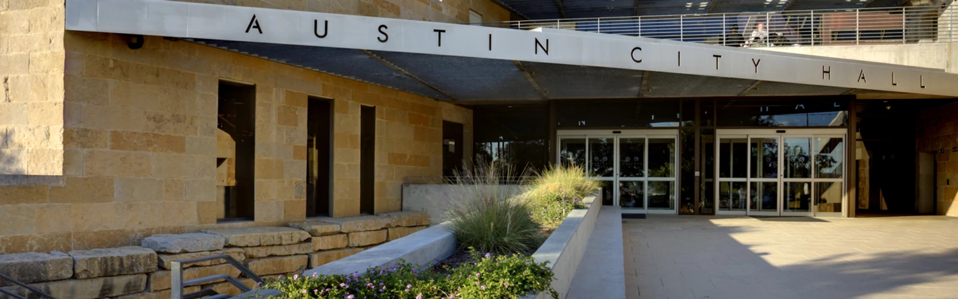 Front Exterior of Austin City Hall