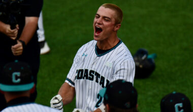 Pado's heroics, Norman's grit propel Coastal past Texas State • D1Baseball