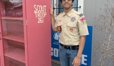 Plano Scout builds pet food pantry for Humane Society