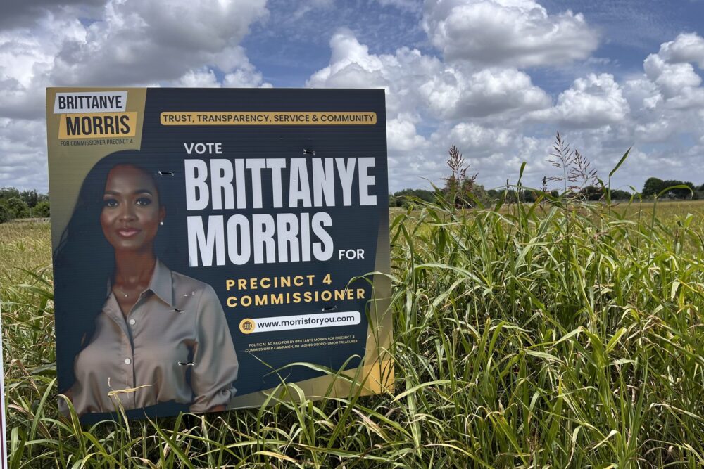 A campaign flyer for Brittanye Lashay Morris 