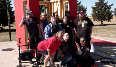 High Point Village, Habitat for Humanity build playhouses for CASA fundraiser