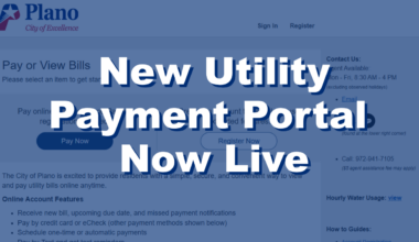New City of Plano payment portal means re-registration for many residents