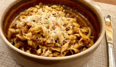 Busiate al ragu della nonna Siciliane