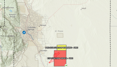 Evacuations lifted for Hammer fire southeast of Colorado Springs