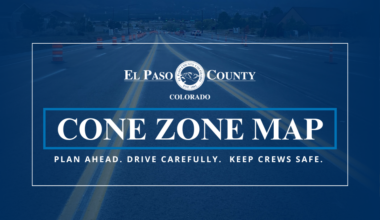 El Paso County Encourages Use of “Cone Zone Map” to Help Residents Navigate Construction Season