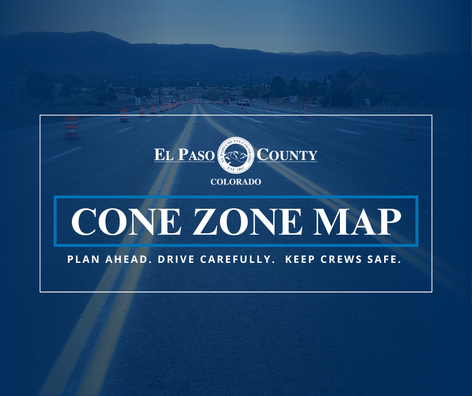 El Paso County Encourages Use of “Cone Zone Map” to Help Residents Navigate Construction Season