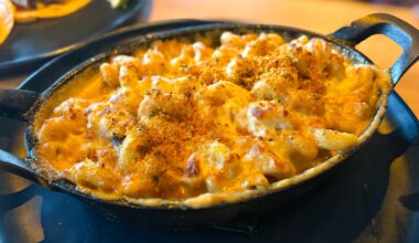 a bowl of mac and cheese