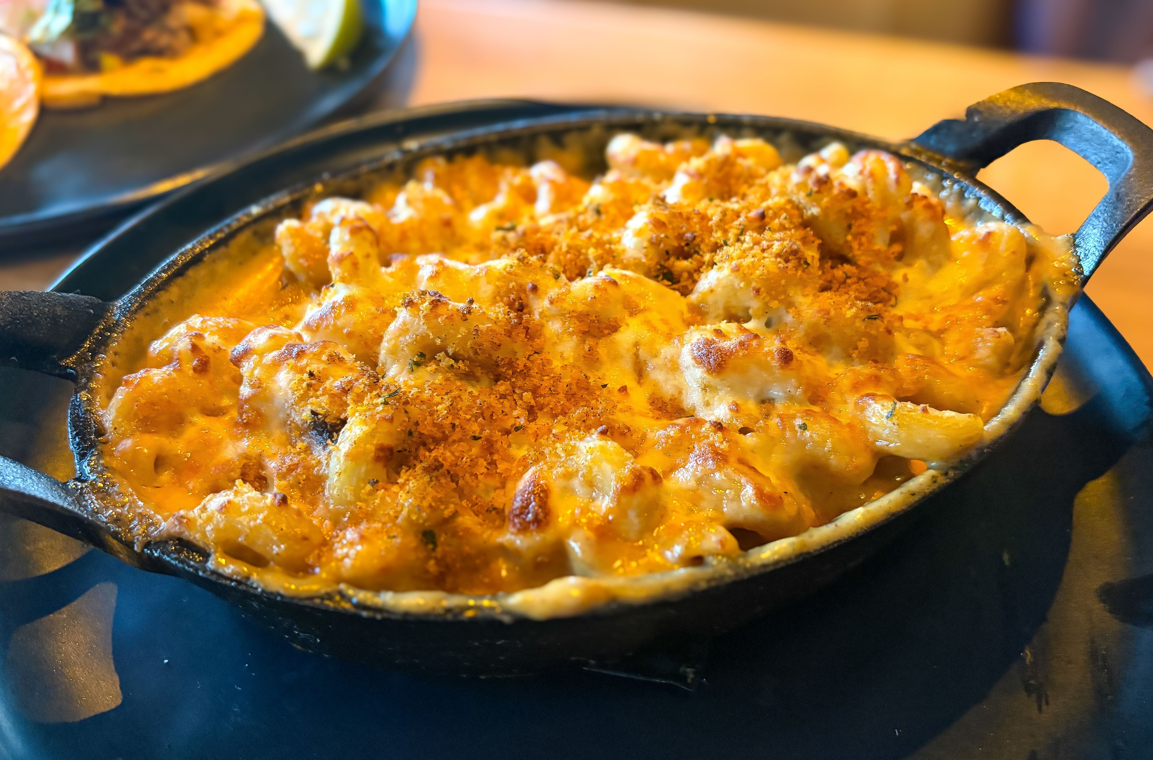 a bowl of mac and cheese