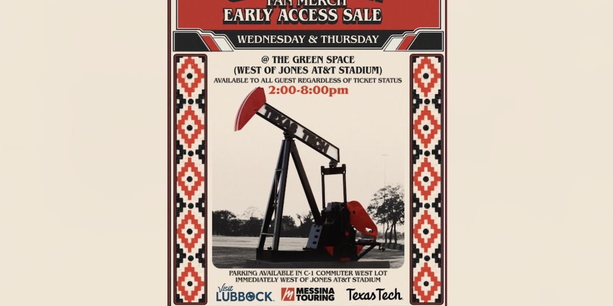 George Strait concerts at Texas Tech prompts early merchandise sale