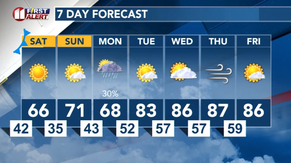 7 Day Forecast
