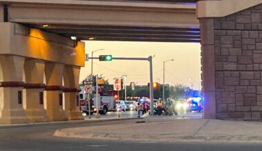 Serious motorcycle crash shuts down southwest Lubbock intersection