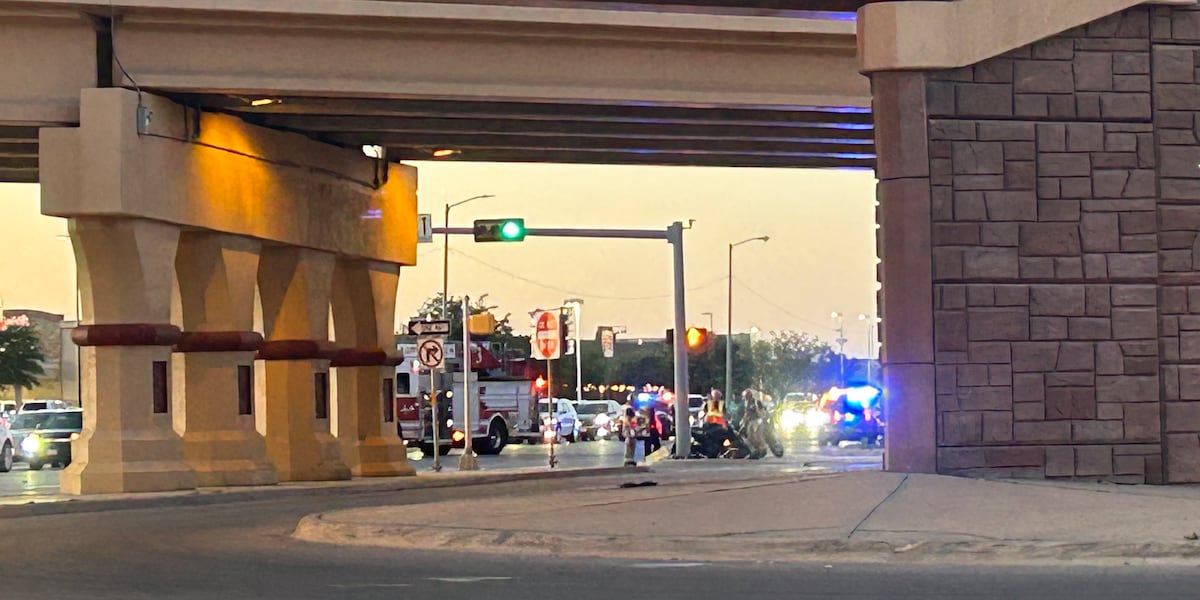 Serious motorcycle crash shuts down southwest Lubbock intersection