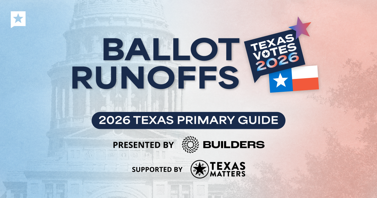 Texas 2026 election: Your May primary election runoff ballot