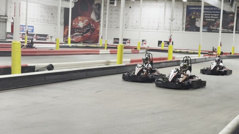The Indoor Track Layout at K1 Speed Austin
