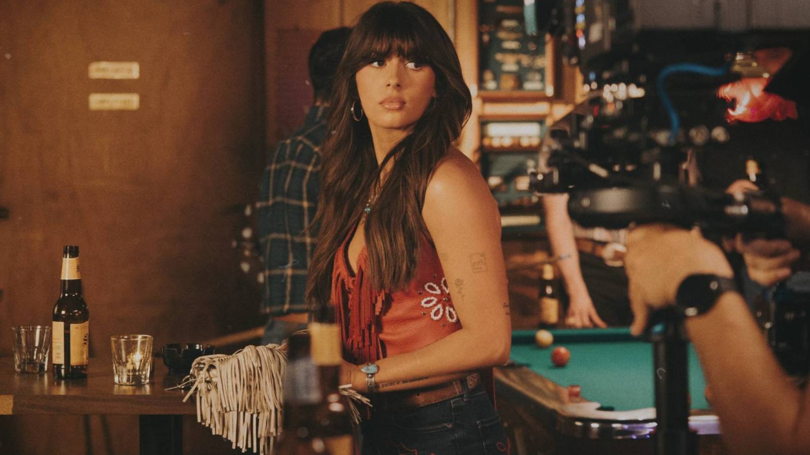 Ella Langley 'Choosin' Texas' Video Stars Luke Grimes, Miranda Lambert