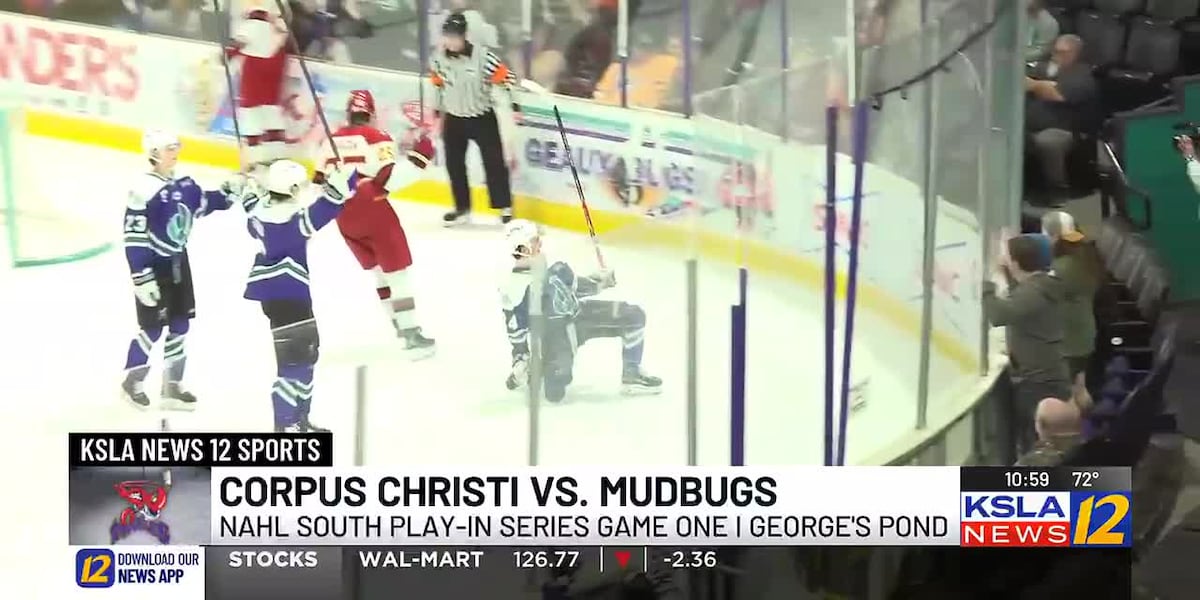 Mudbugs top rival Corpus Christi, 7-2, in Game One of NAHL South play-in series