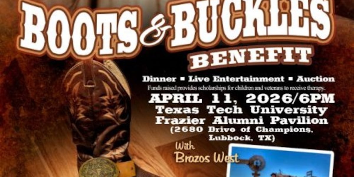 Boots and Buckles benefit to support equine therapy programs, happening Saturday, Apr. 11