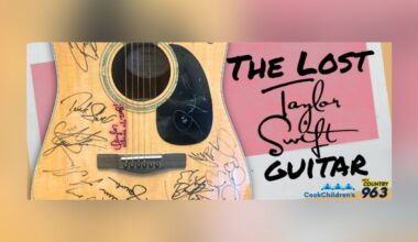 Lost Taylor Swift Signed Guitar Goes To Auction