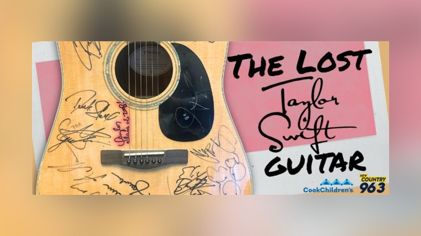 Lost Taylor Swift Signed Guitar Goes To Auction