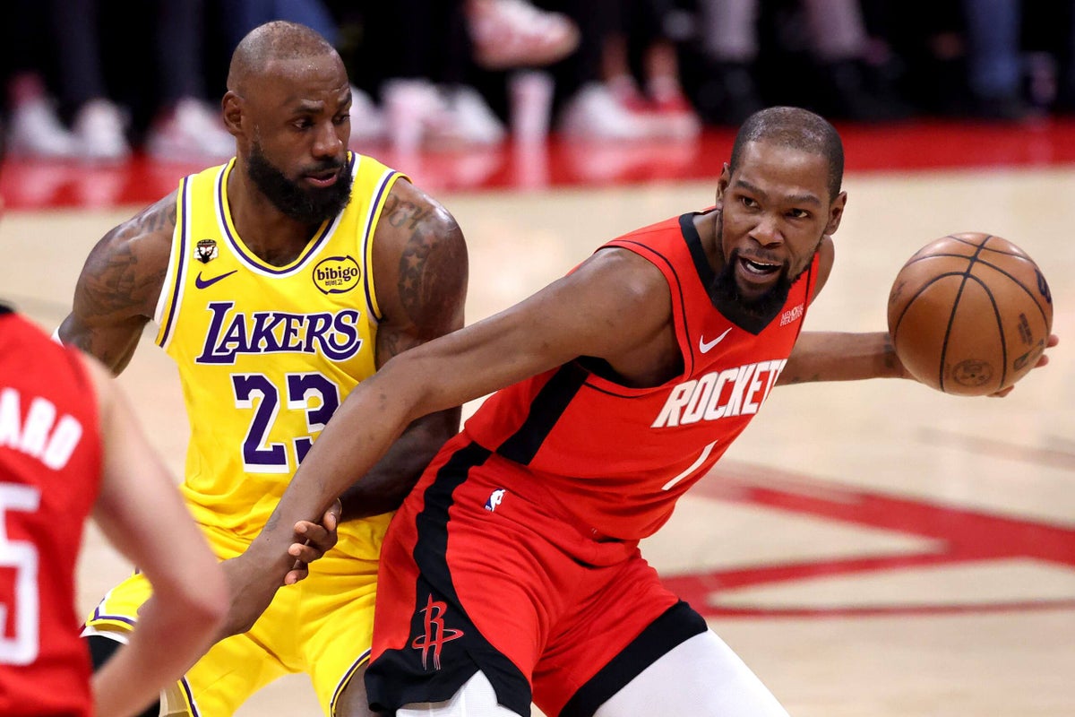 Los Angeles Lakers vs. Houston Rockets in playoffs: How to watch LeBron-Kevin Durant clash