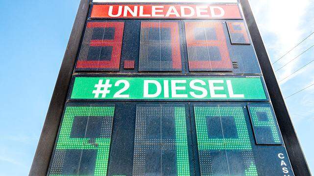 Gas prices in Odessa, Texas on March 16, 2026. Gas prices in Odessa, Texas on March 16, 2026.