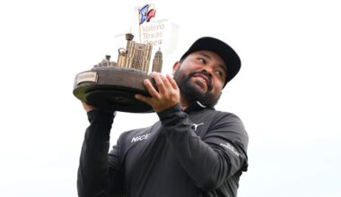 J.J. Spaun survives wild-weather weekend to win Valero Texas Open