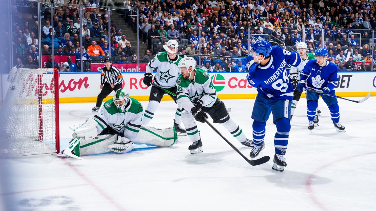 Stars rally past Maple Leafs Bourque hat trick Dallas win – NBC 5 Dallas-Fort Worth