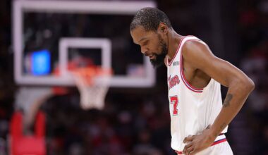 Houston Rockets’ Kevin Durant (knee) out for Game 1 vs. Lakers