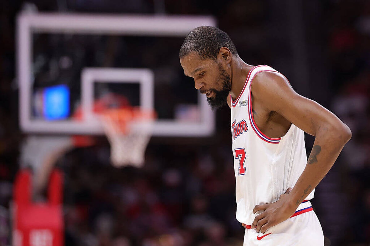 Houston Rockets’ Kevin Durant (knee) out for Game 1 vs. Lakers