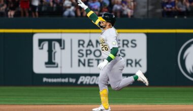 Athletics hit 3 early HRs, rout Rangers 8-1 in opener – NBC 5 Dallas-Fort Worth
