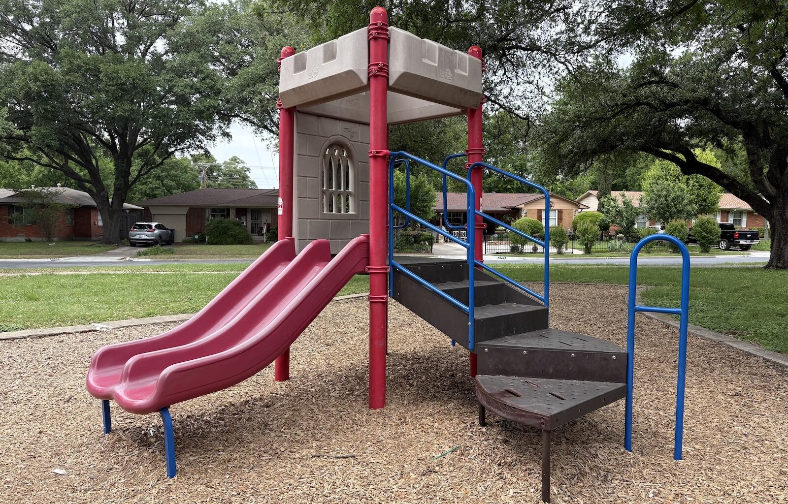 playground with slide