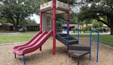 playground with slide