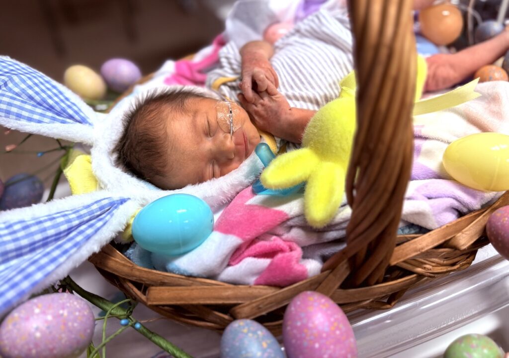 Easter Celebrations in the NICU: HCA Houston Healthcare Conroe